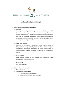 Serviço de Psicologia e Orientação