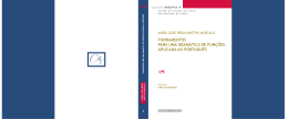 fundamentos para uma gramática de funções aplicada ao