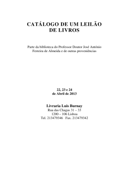 Leil&atilde;o Abril 2013 - Livraria Luis Burnay