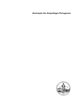 revista Arqueologia & Hist&oacute;ria - Associa&ccedil;&atilde;o dos Arque&oacute;logos