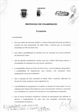 PROTOCOLO DE COLABORAÇÃO