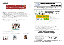 INFORMATIVO SEMANAL