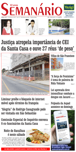 Edi&ccedil;&atilde;o 1129, de 15 de Maio de 2015