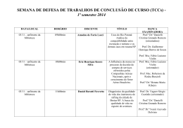 1&ordm; semestre 2014