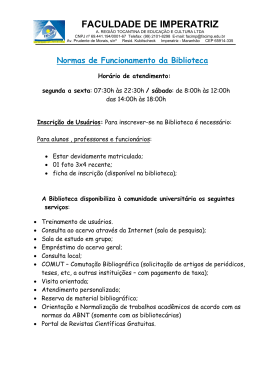 FACULDADE DE IMPERATRIZ