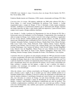 Resenha do livro Conceitos-chave em Design, de Luiz Antonio