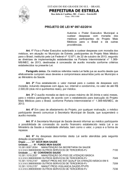 Projeto de Lei n° 097-02/2014 - Executivo