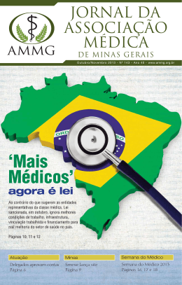 `Mais Médicos` - Associação Médica de Minas Gerais