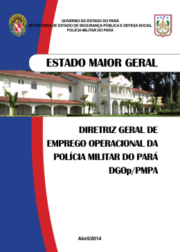 Diretriz Geral para Emprego Operacional da PMPA