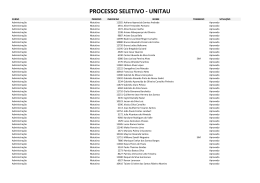 PROCESSO SELETIVO