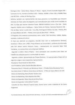 Rodrigues Ltda - Santa Maria, Tatiana P. Missio