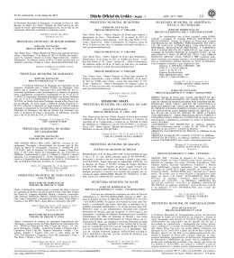 ISSN 1677-7069 - Prefeitura de Macap&aacute;