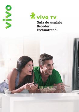 Guia do usu&aacute;rio Decoder Technotrend
