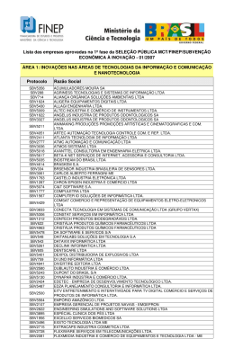 (Subven\347\343o 2007 - Lista para Publica\347\343o dos