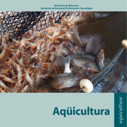 Aqüicultura aquiculture - Ministério da Educação