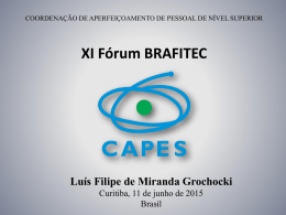 Execu&ccedil;&atilde;o Global - XI F&oacute;rum Brafitec