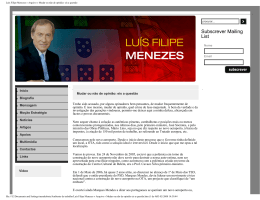 Luís Filipe Menezes » Arquivo » Mudar ou não de