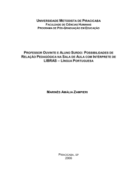 LIBRAS &ndash; L&Iacute;NGUA PORTUGUESA