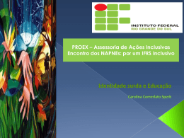 Identidade Surda e Educa&ccedil;&atilde;o - PDF (Tamanho 5.067Kb)