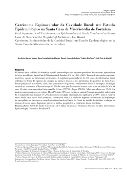 Carcinoma Espinocelular da Cavidade Bucal