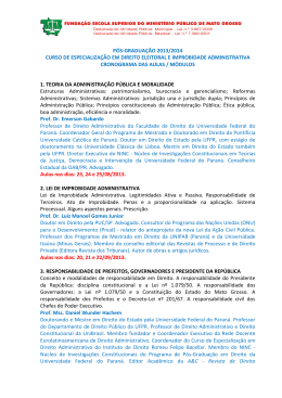 p&oacute;s-gradua&ccedil;&atilde;o 2013/2014 curso de especializa&ccedil;&atilde;o em