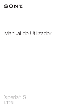Xperia&trade; S Manual do utilizador