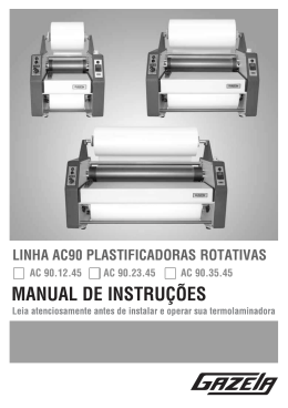 Manual Plastificadoras Rotativas AC_90