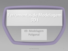 Ferramentas de Modelagem 3D I