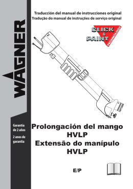 Prolongaci&oacute;n del mango HVLP Extens&atilde;o do man&iacute;pulo HVLP