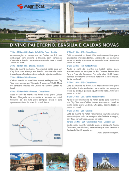divino pai eterno, brasília e caldas novas