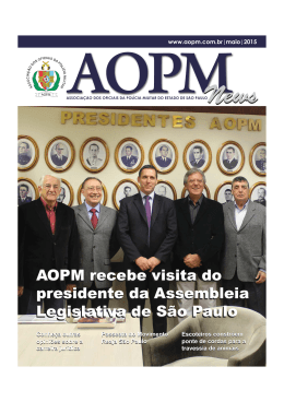 AOPM recebe visita do presidente da Assembleia Legislativa de