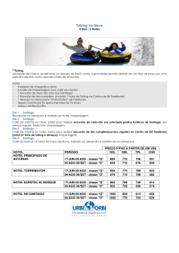 Tubing na Neve - Premium Viagens e Turismo