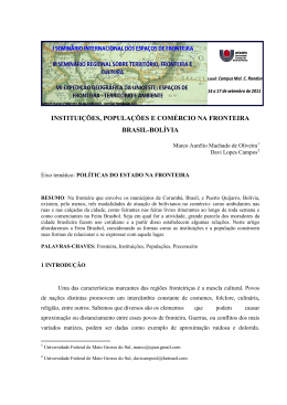 institui&ccedil;&otilde;es, popula&ccedil;&otilde;es e com&eacute;rcio na fronteira brasil