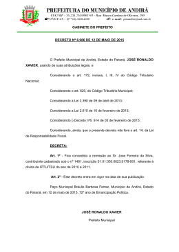 decreto nº. 6986 - 12-05-2015 - remissão do iptu-tsu