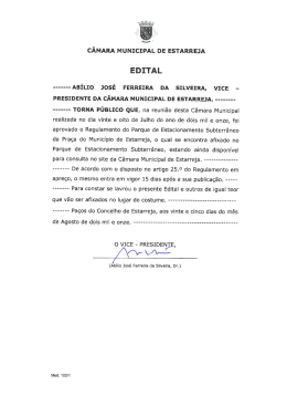 EDITAL ----- -- AB&Iacute;LIo Jos&Eacute; FERREIRA DA sILvEIRA, vIcE
