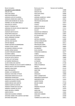 Nome Completo Nome para Urna Numero do