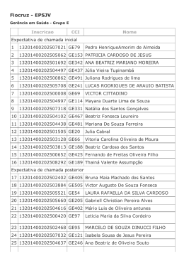 Ger&ecirc;ncia em Sa&uacute;de - Grupo E - Processo Seletivo Ensino M&eacute;dio