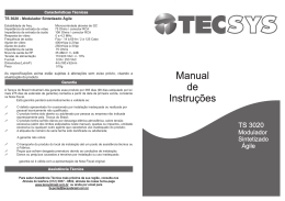 TS 3020 - TecSys Brasil