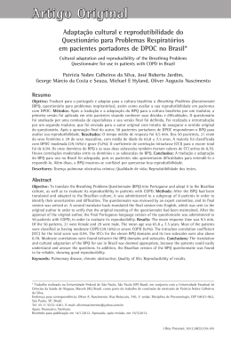 Portugu&ecirc;s - Jornal Brasileiro de Pneumologia
