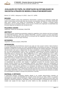 9º SINAGEO - Simpósio Nacional de Geomorfologia