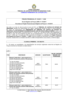 poder judici&aacute;rio tribunal de justi&ccedil;a do estado do amazonas (tjam)
