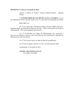 Decreto 3.338_e Manual Estadual