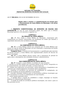 ESTADO DA PARAÍBA LEI Nº 590/2014, DE 26 DE NOVEMBRO DE