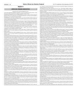 Di&aacute;rio Oficial do Distrito Federal - Tribunal de Contas do Distrito