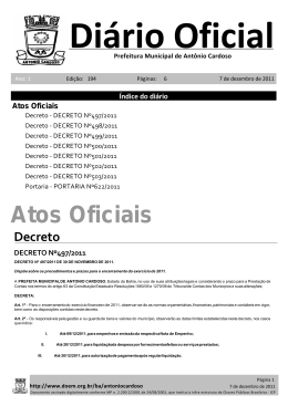 194 Ano: 1 Data: 07/12/2011 Atos Oficiais