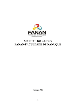 MANUAL DO ALUNO FANAN-FACULDADE DE NANUQUE