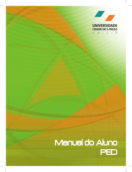 Manual do Aluno PED