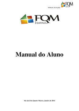 Manual do Aluno