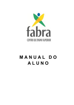 MANUAL DO ALUNO