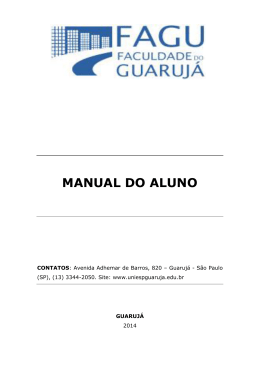 MANUAL DO ALUNO